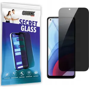 Защитное приватное стекло GrizzGlass для Motorola Moto G Power 2021 (SecretGlass)