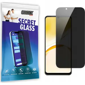 Приватное закалённое стекло GrizzGlass для Realme Narzo N53 — SecretGlass (GRZ5702)