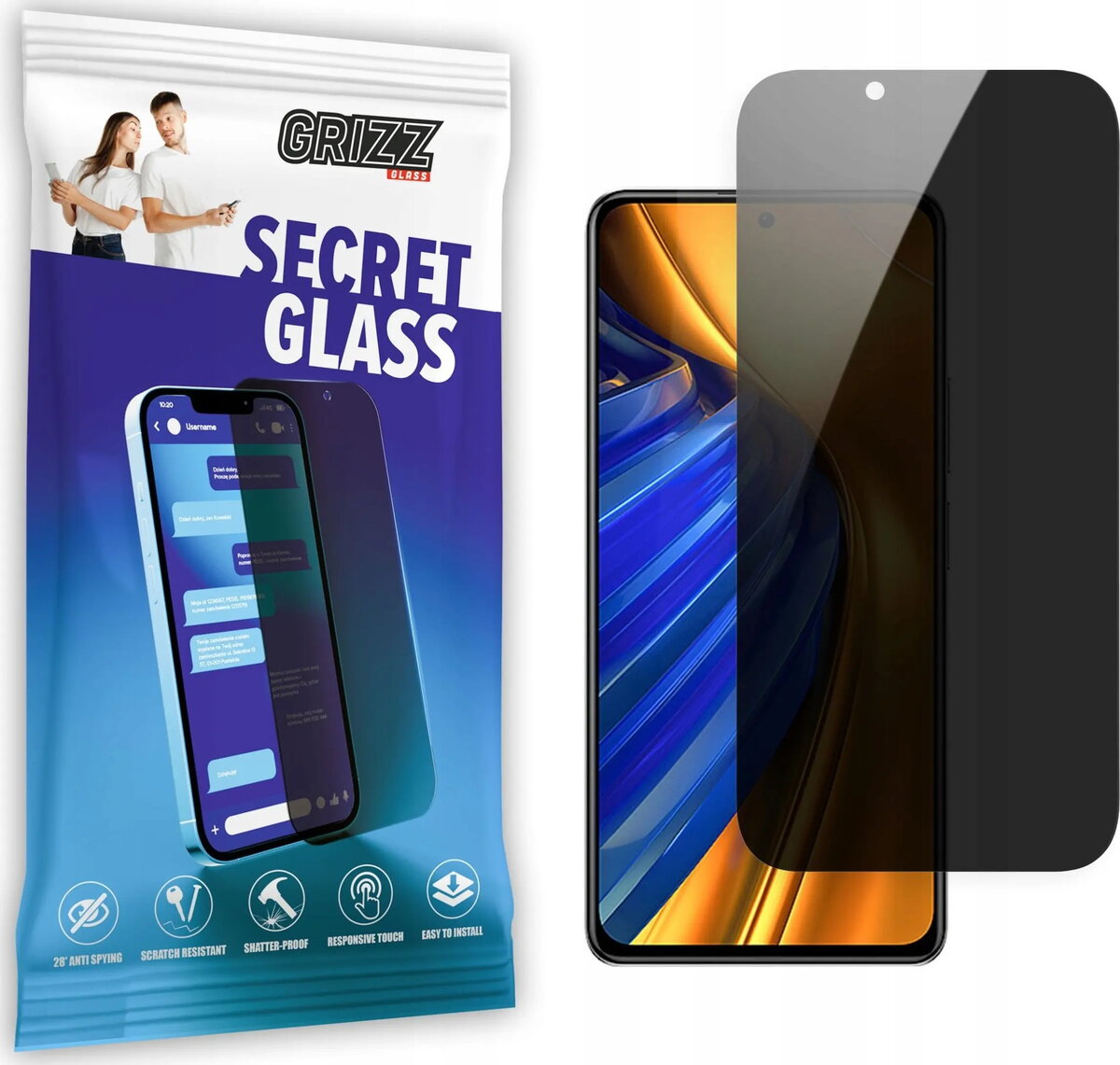 Privātuma rūdīts stikls GrizzGlass SecretGlass priekš