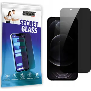 Защитное закалённое приватное стекло GrizzGlass SecretGlass для Apple iPhone 12 Pro