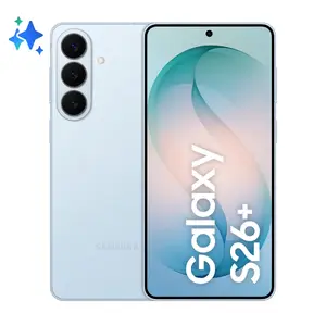 Smartphone Samsung Galaxy S26+ — 6.7" (17 cm) AMOLED 3120×1440, Exynos 2600, 12 GB RAM, 512 GB, 4900 mAh, Dual SIM, 5G, IP68, Blue