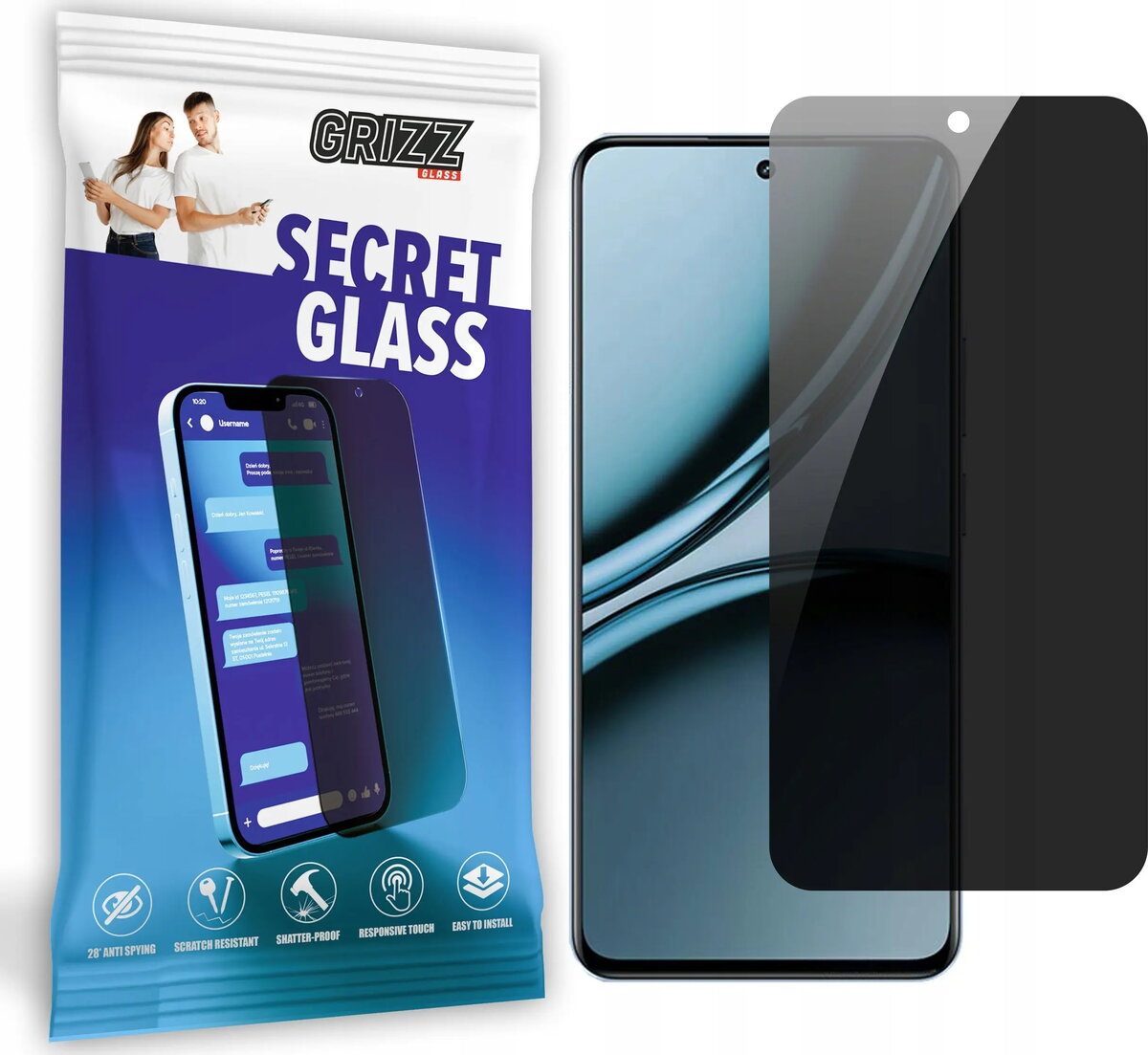 Privātumu nodrošinošs rūdīts stikls GrizzGlass SecretGlass