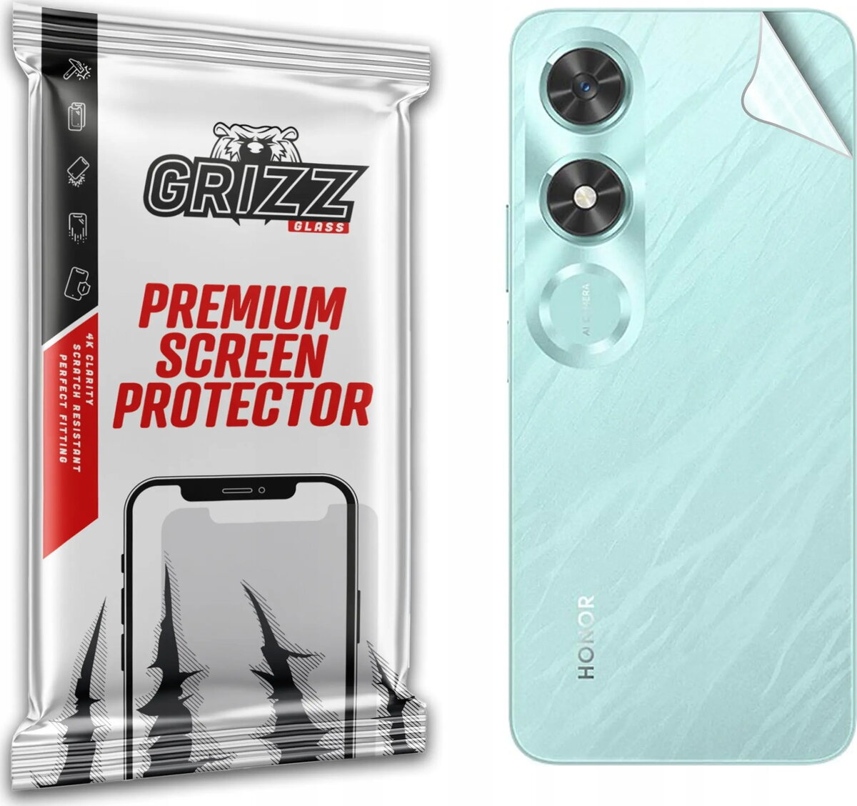 Aizsargplēve GrizzGlass SatinSkin priekš Honor Play
