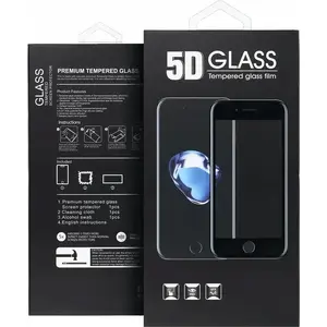 Закалённое защитное стекло для Samsung Galaxy A36 5G, 5D Full Glue, Partner Tele.com, чёрное