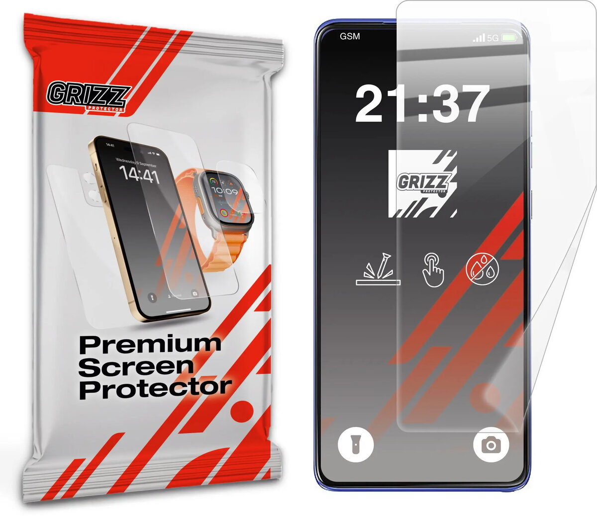 Keramiska ekrāna aizsarga plēve GrizzGlass CeramicFilm