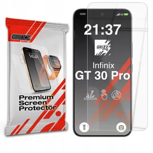 Screen protector GrizzGlass HybridGlass for Infinix GT 30 Pro — hybrid tempered glass protector