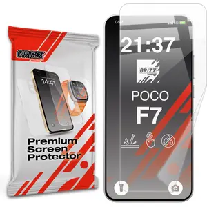 Screen protection film GrizzGlass CeramicFilm for Xiaomi POCO F7 5G — ceramic screen protector