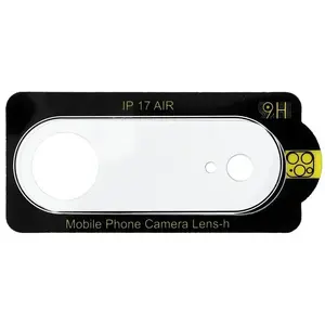 Tempered glass 5D Full Glue camera protector for iPhone 17 Air — transparent