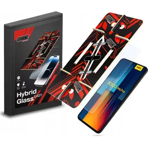 Гибридное защитное стекло GrizzGlass HybridGlass Easy для Xiaomi POCO M6 Pro 4G