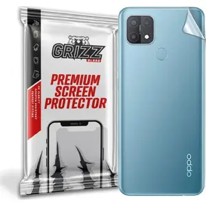 Защитное стекло на заднюю панель GrizzGlass для Oppo A15s — модель GRZ1817