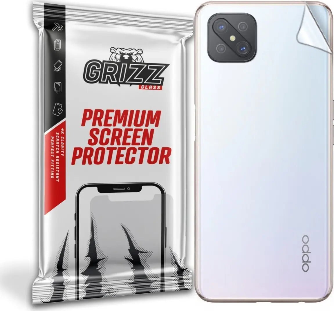 GrizzGlass aizmugures aizsargstikls priekš Oppo Reno