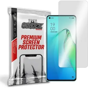 Гибридное защитное стекло GrizzGlass для Oppo Reno 8 Pro (модель GRZ2491)