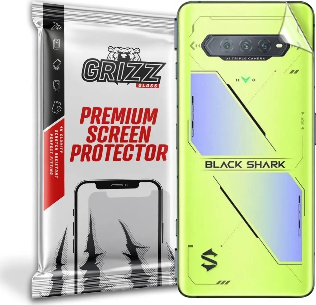 GrizzGlass stiprināta stikla aizsargs aizmugurei priekš