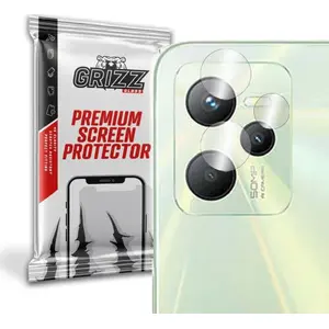Защитное гибридное стекло GrizzGlass для Realme C35 (защита камеры)