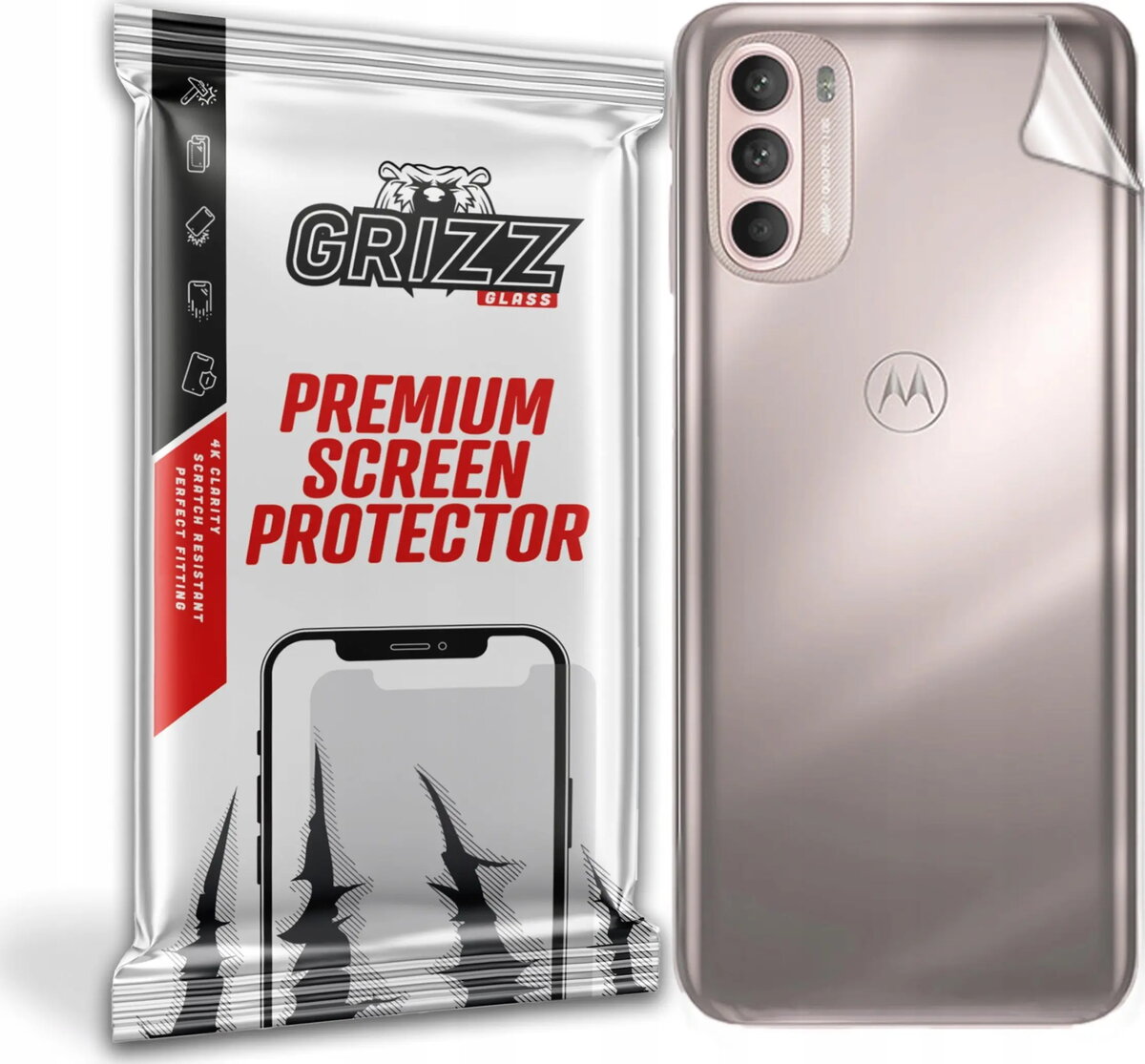 Aizsargplēve GrizzGlass priekš Motorola Moto G41