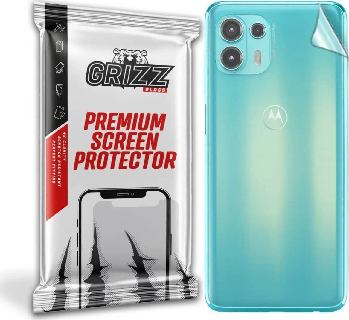 GrizzGlass aizmugures aizsargplēve priekš Motorola Moto