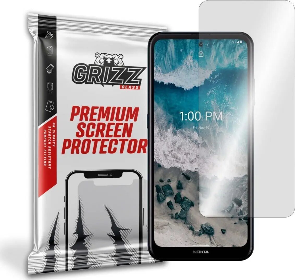 Hibrīda aizsargstikls GrizzGlass priekš Nokia X100