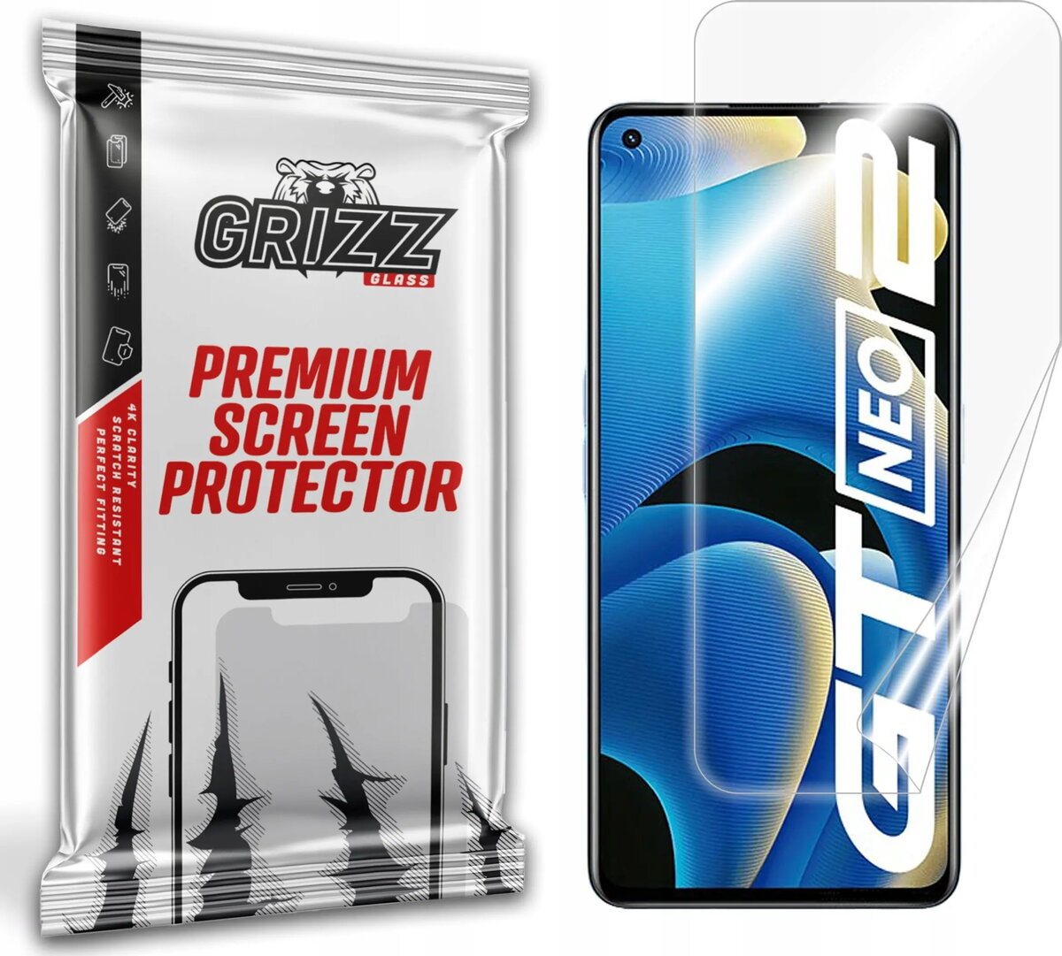 Aizsargplēve GrizzGlass CeramicFilm priekš Realme GT