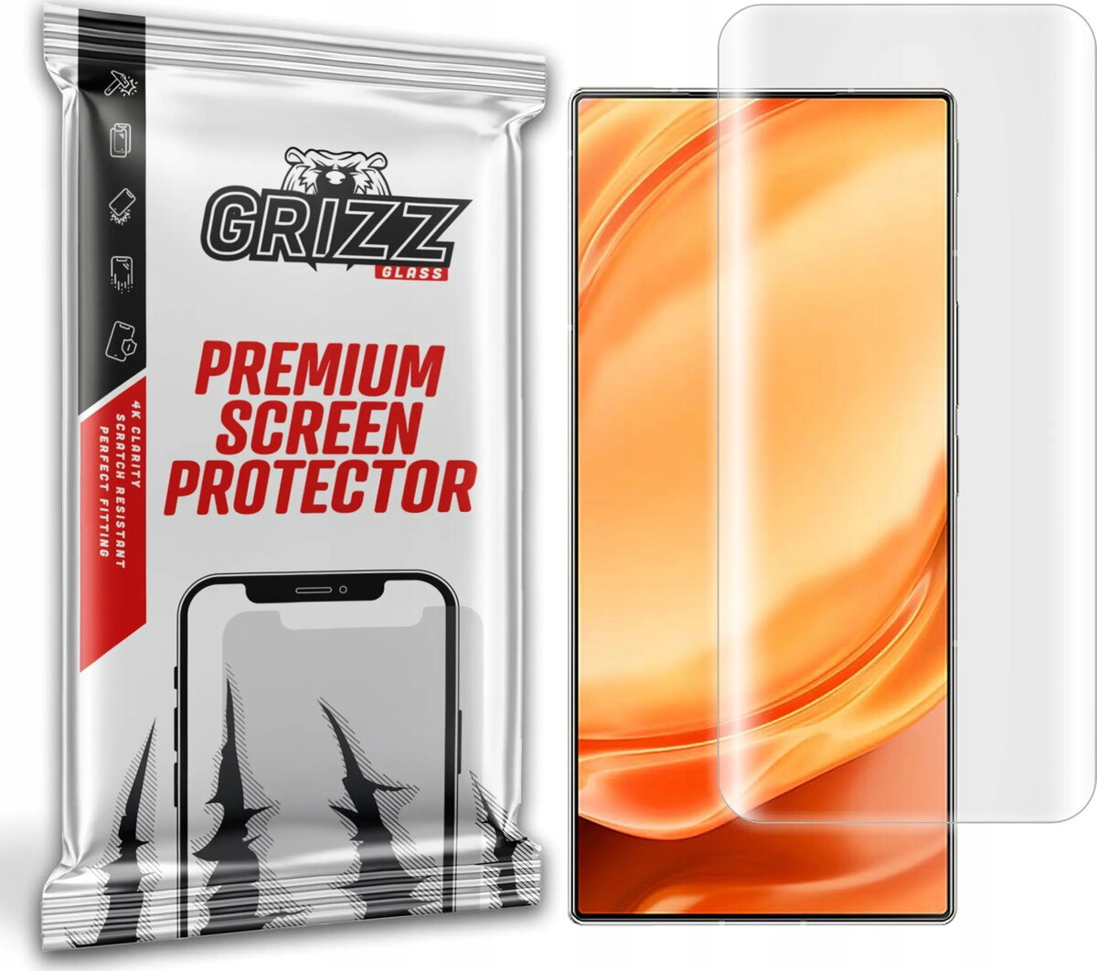 Hidrogelas ekrāna aizsargplēve GrizzGlass Hydrofilm priekš