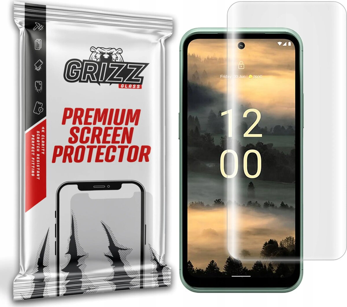Aizsargplēve GrizzGlass Hydrofilm priekš Nokia XR21