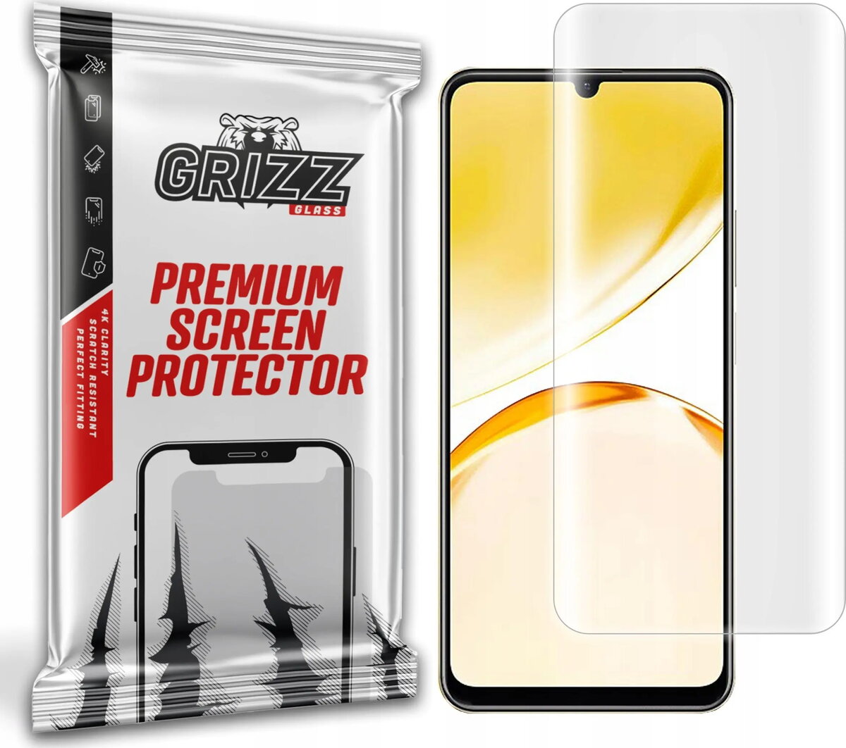 Aizsargplēve GrizzGlass Hydrofilm priekš Realme Narzo
