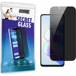 Tempered privacy screen protector GrizzGlass SecretGlass for Honor X7a