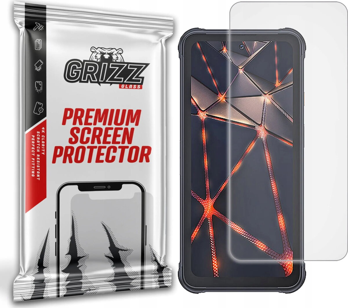 Matēta ekrāna aizsargplēve GrizzGlass PaperScreen priekš