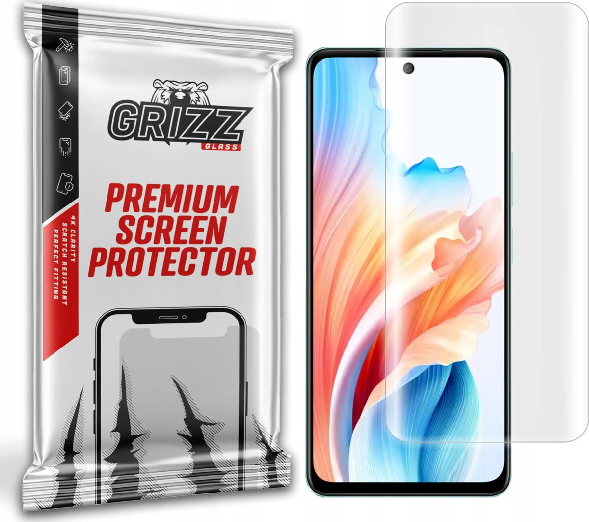 Aizsargplēve GrizzGlass Hydrofilm priekš Oppo A2