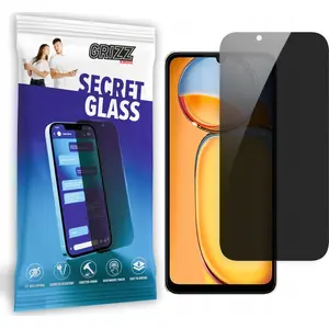 Приватное закалённое защитное стекло GrizzGlass SecretGlass для Xiaomi Redmi 13C