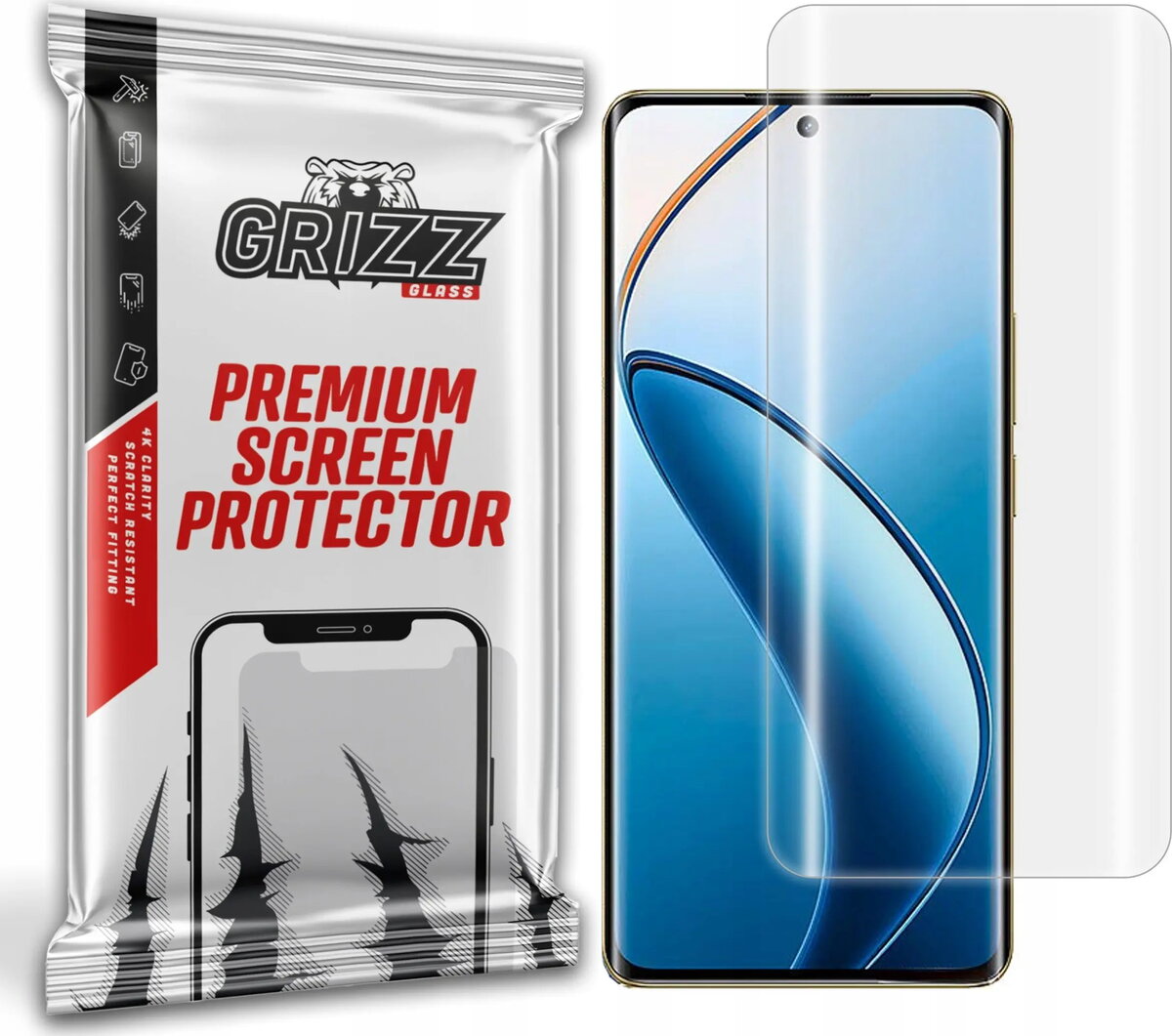 Aizsargplēve GrizzGlass Hydrofilm priekš Realme 12