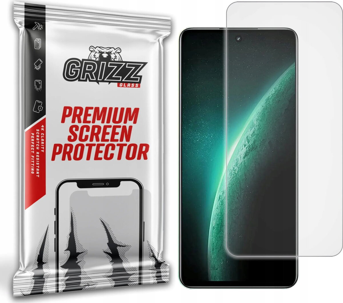 Ekrāna aizsargs GrizzGlass PaperScreen priekš Realme