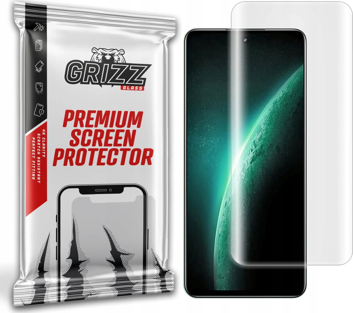Ekrāna aizsargplēve GrizzGlass Hydrofilm priekš Realme