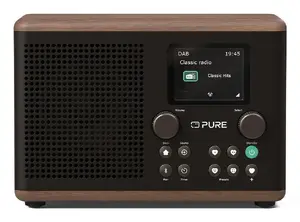 Portable digital radio Pure Classic H4 — DAB+/FM, 10 W RMS, 3" full-range speaker, 2.4" TFT display, USB-A, 3.5 mm