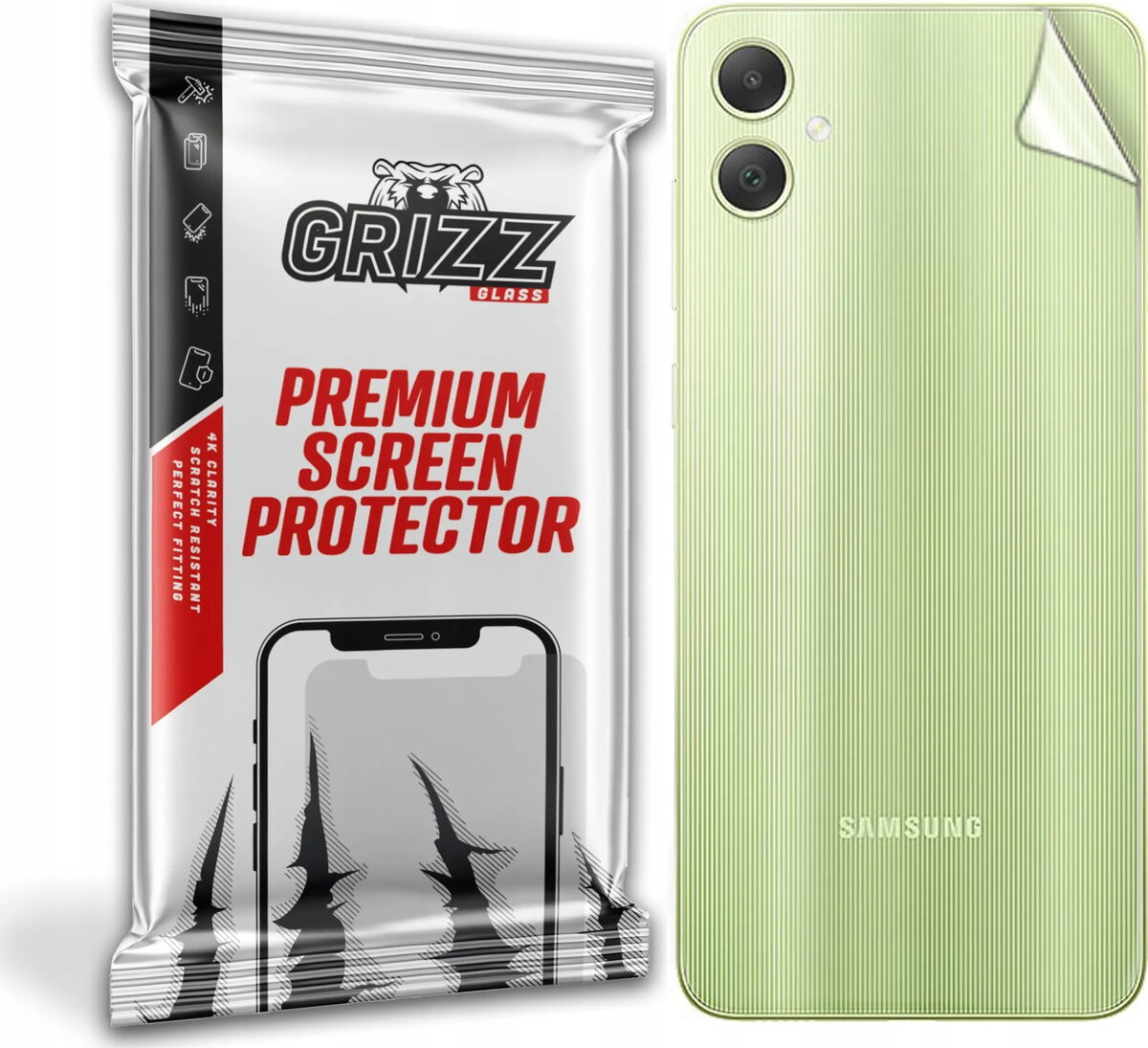 Aizsargplēve GrizzGlass SatinSkin aizmugurei Samsung Galaxy