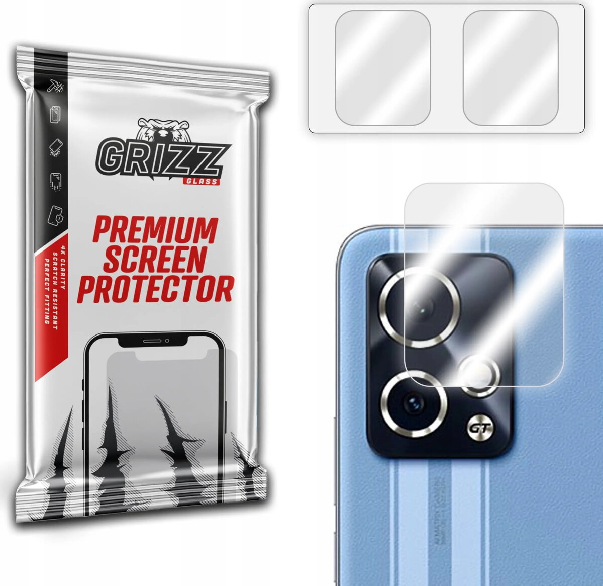 Kameras aizsargstikls GrizzGlass HybridGlass priekš Honor