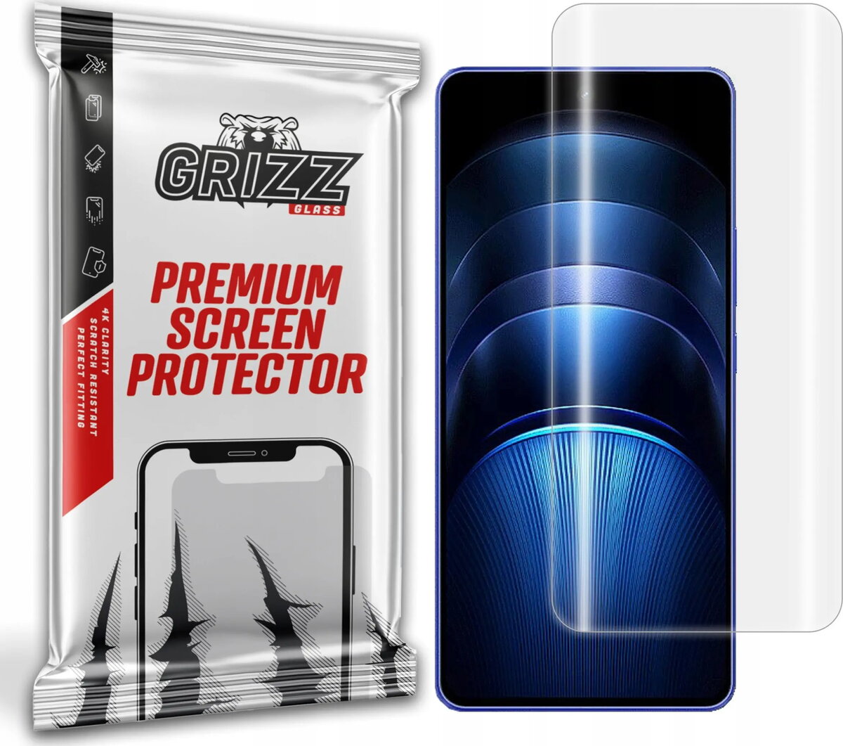Aizsargplēve GrizzGlass Hydrofilm priekš Vivo iQOO