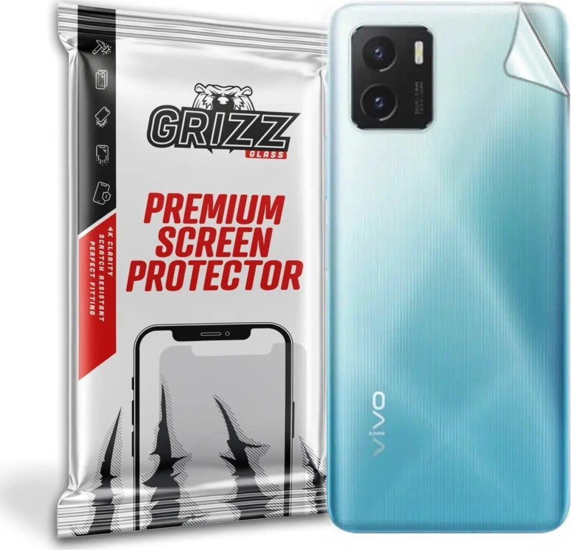 GrizzGlass aizmugurējais stiprināts stikls Vivo Y15s