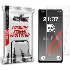 Screen protector GrizzGlass HybridGlass for ZTE Blade V70 Max — hybrid tempered glass protector