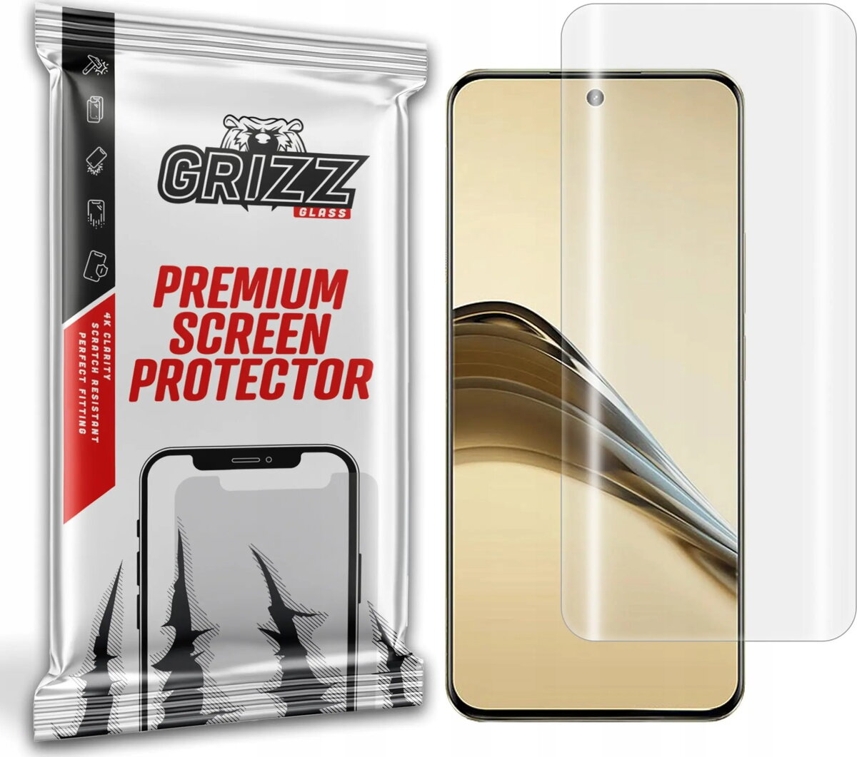 Ekrāna aizsargplēve GrizzGlass Hydrofilm hidrogelis priekš