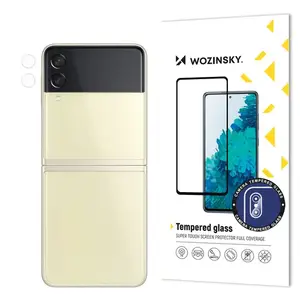 Wozinsky kameras lēcas aizsargs Samsung Galaxy Z Flip 3 rūdīts stikls caurspīdīgs 1 gab
