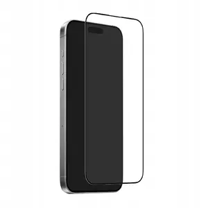 Закалённое стекло PURO Frame для iPhone 17 Air с аппликатором и чёрной рамкой