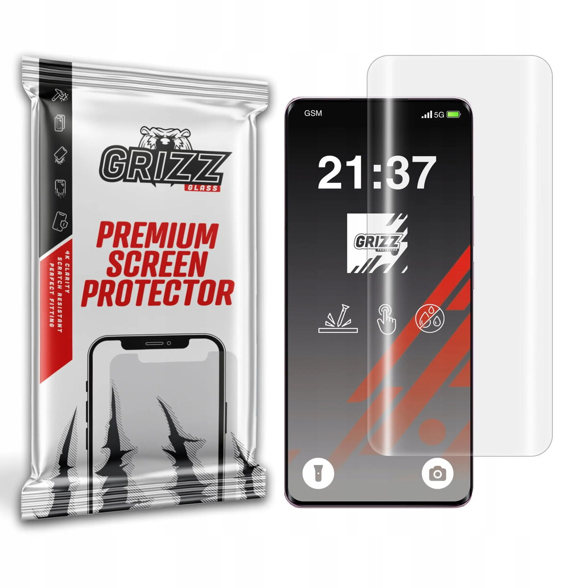 Hidrogelu plēve GrizzGlass Hydrofilm priekš Realme