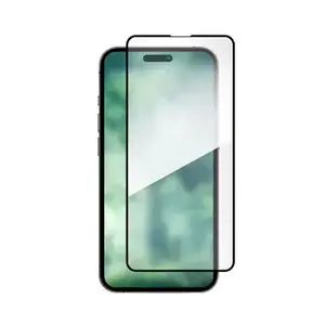 Прозрачное защитное стекло Xqisit для Apple iPhone 15 Plus 6.7" ударо- и царапинозащитное (1 шт.)