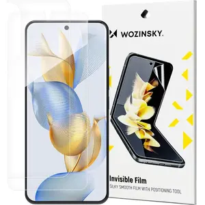 Ekrāna un aizmugures aizsargplēve Wozinsky 9145576283448 — komplekts mobilajam tālrunim