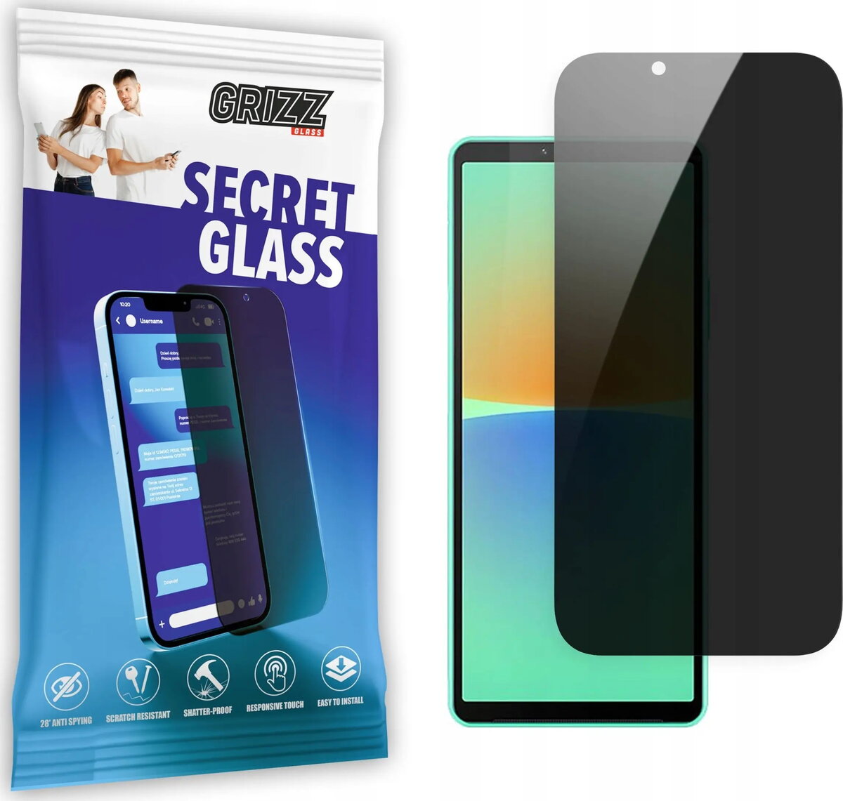 Aizsargstikls ar privātumu GrizzGlass SecretGlass priekš