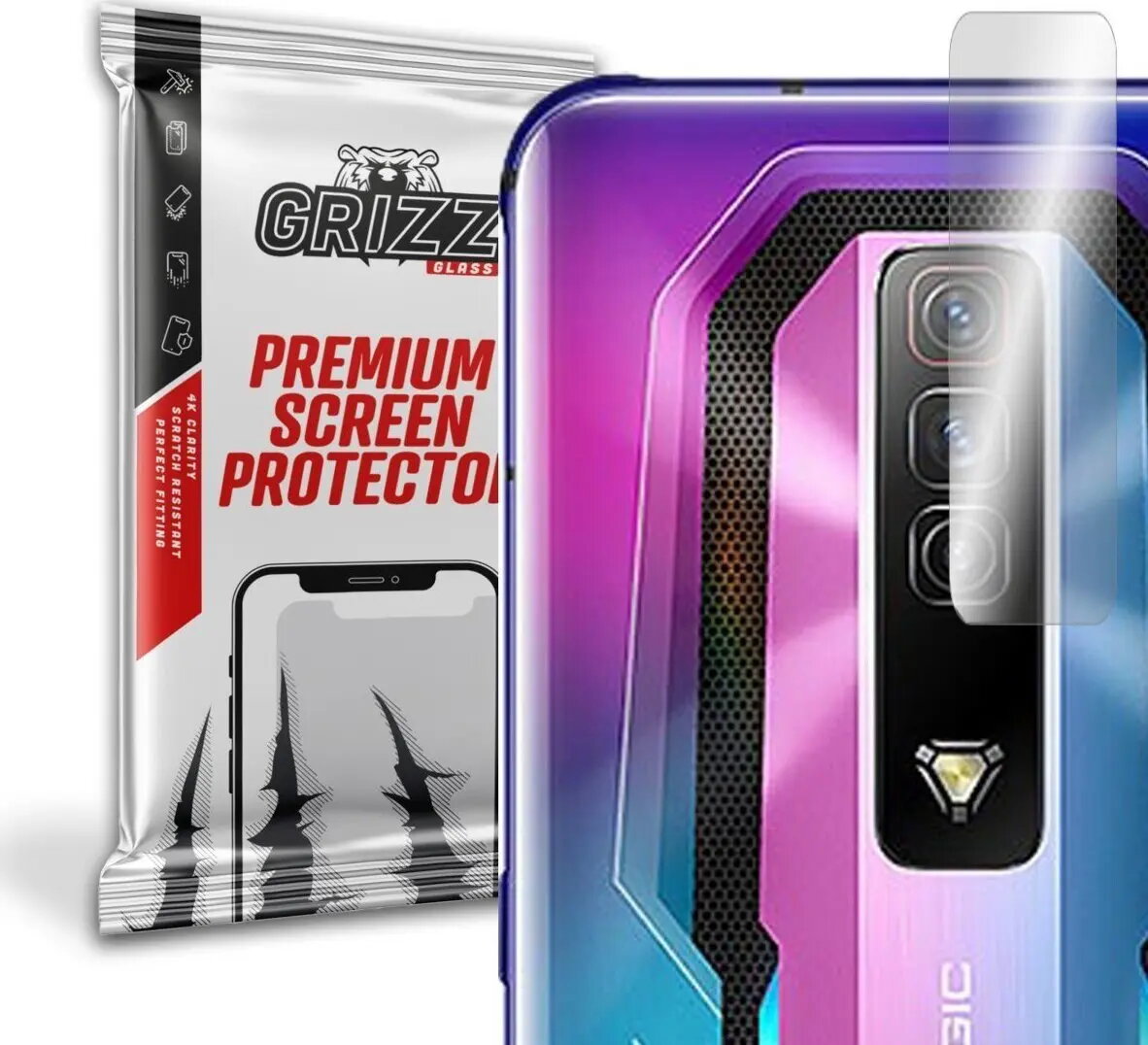 GrizzGlass hibrīda kameras stikls priekš ZTE