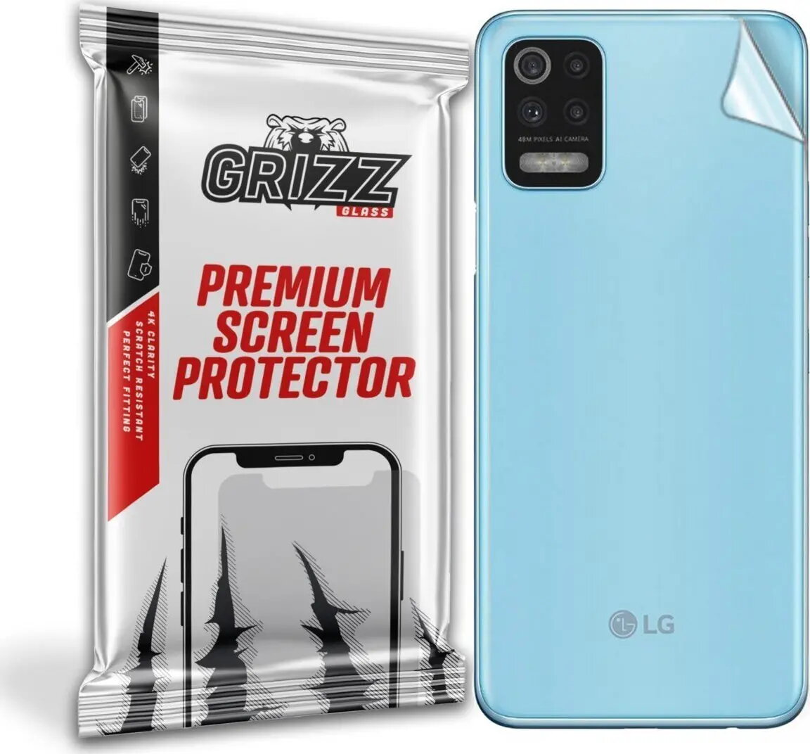 Aizmugures aizsargplēve GrizzGlass priekš LG K62