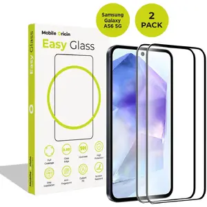 Защитное закалённое стекло 2 шт., MOBILE ORIGIN EasyGlass для Samsung Galaxy A56 5G