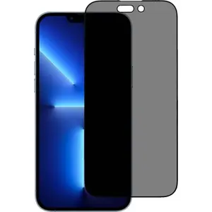 Rūdīta privātuma ekrāna aizsargstikls nemo priekš iPhone 14 Pro — melns
