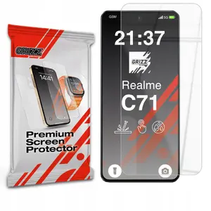 Защитное стекло GrizzGlass HybridGlass для Realme C71 — гибридное защитное покрытие